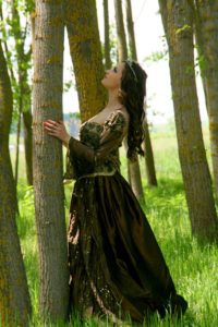 princesa na floresta